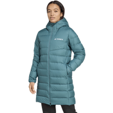 Dame - Turkis Frakker adidas Terrex Down Preloved Teal - Parka