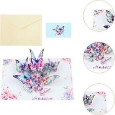 Kikidex Mothers Day Gift Card Bouquet Purple