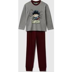 XXL Night Garments United Colors of Benetton Pyjamas In Warm Cotton Kids - Light Gray