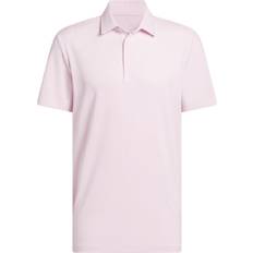Adidas Pink Polo Shirts adidas Ultimate365 Solid Polo Shirt - Clear Pink