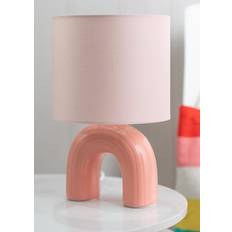 Pink Table Lamps Kid's Room ValueLights Arched Pink One Size Table Lamp