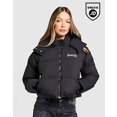 Hugo Cropped Puffer Jacket - Black