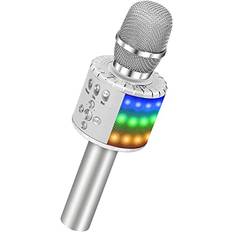 Mikrofon karaoke bluetooth Bonaok Bluetooth Trådlös Karaoke Mikrofon