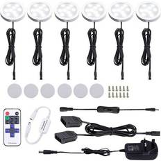 Aiboo Under Cabinet LED Kitchen Lights 6 Pack Bench Lighting