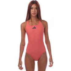 Adidas Pink Swimwear adidas Logo One Piece Swimsuit - Pink