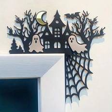 Doorway Party Curtains Shein Halloween Door Frame Decoration Cobweb Witch