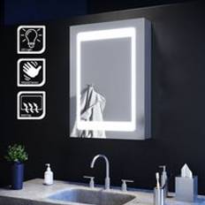 Elegant Illuminated LED Mirror Cabinet with Lights