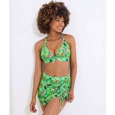 Solid Colours Bikinis Joe Browns Rio Tropics Bikini Halter Top - Green