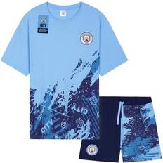 Breathable - Men Sleepwear Manchester City FC Mens Short Pyjama Set