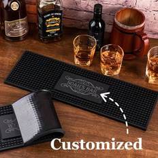 Multicoloured Coasters Shein Customizable Silicone Bar Mat For Countertop Coaster