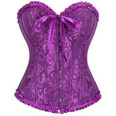Shein Women's Corset Bustier Vibrant Color Tight Waist Shaping Lingerie - Halloween