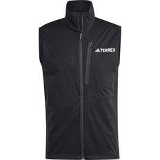 Adidas Herr Västar adidas Terrex Herren Xperior Cross Country Softshell Weste - Schwarz
