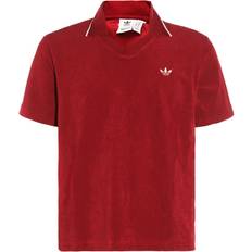 Adidas Unisex Polo Shirts adidas Wales Bonner Cotton Blend Polo Shirt - Red