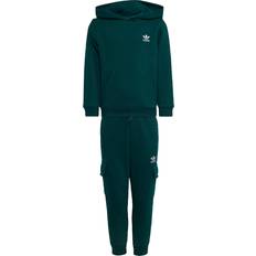 Green Tracksuits Children's Clothing adidas Originals Kids Hoodie Cargo Set Aurora Ivy