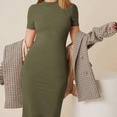 Shein Split Hem Bodycon Dress