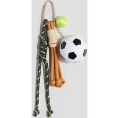 Football Bag Charm - Beige