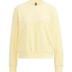 Adidas Gula Tröjor adidas Neo Vibe Sweatshirt With Front Long Sleeve - Yellow