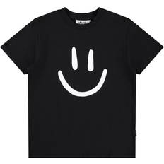 Molo Ensfarvet T-shirts Molo Black Roxo T-shirt