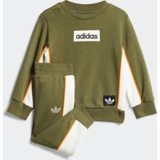 Grøn Tracksuits adidas Originals Green Sweatshirt and Jogger Set - Khaki Green