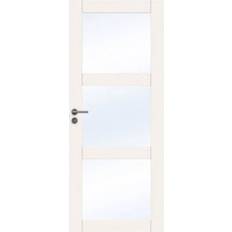 Swedoor Dør Purity GW03L Klart Glas Hvid Inderdør Klart glas (72.5x204cm)