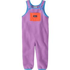Genbrugsmaterialer Fleece heldragter Patagonia Baby Synchilla Fleece Overall - Brisk Purple