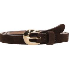 & Other Stories Accessoarer & Other Stories Tunt Skärp I Mocka Med Runt Spänne Brown