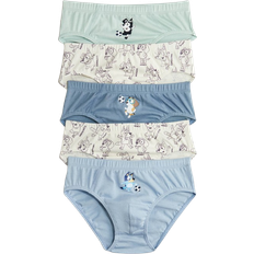 H&M 5-Pak Underbukser Med Tryk - Blå/Bluey