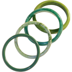 Shein 4pcs Elegant Vintage Style Bangle Bracelet Set