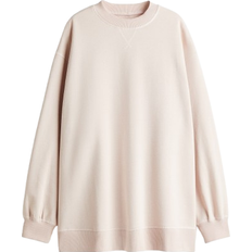 H&M Dame Oversized Sweatshirt - Sart Rosa
