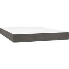 220 cm Madrasser vidaXL 4016619 Dark Grey Coil Spring Matress 140x220cm