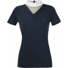 Equestrian Polo Shirts EquiThème Women's Riding Polo Shirt - Bleu