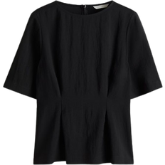 H&M Waisted Blouse - Black