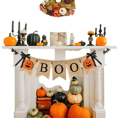 Shein 1pc Halloween Burlap Banner