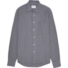 Deon Flannel Checked Shirt - Indigo Check