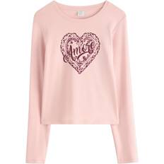 Lindex Børnetøj Lindex Longsleeved Top Soft Cotton Jer Pink Bluser