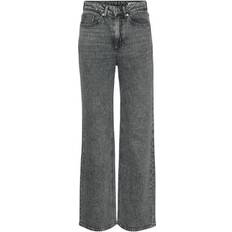 Vero Moda Vmtessa Hög Midja Jeans - Light Grey Denim