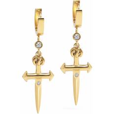 Nialaya Herr Örhängen Nialaya Men's Skyfall Sword Earrings - Gold