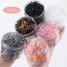 Scrunchies Hair Ties Shein 200/500Pcs Girls Hair Rubber Bands With Box