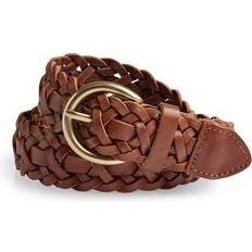 Bälte Harlyn Braided Belt Dam Stl 95 - Cognac