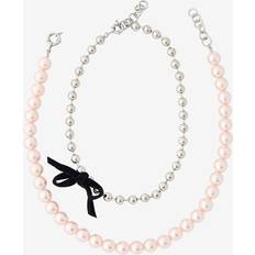 Ellos Pärlhalsband 2-Pack - Rosa