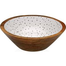 Wood Salad Bowls Versa tile Speckled Mango Wood 30x10x30 cm Salad Bowl