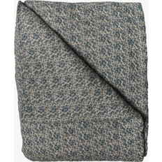 Blå - Polyester Dynebetræk A.U Maison Råhvidt Blå Blomster 140x220 Dynebetræk Blå (220x)