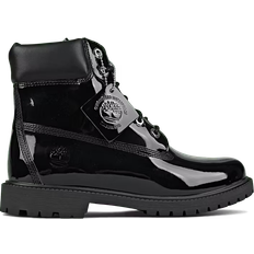 Timberland Premium 6 Inch Lace Up Waterproof Boot - Black Patent Leather
