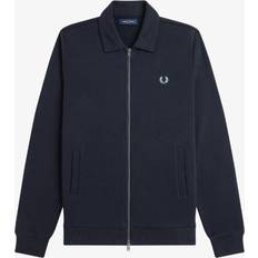 Fred Perry Sweatshirts Jumpers Fred Perry Zip Through Collared Sweatshirt - Navy