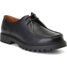 Adult Moccasins Base London Carbon Leather Moccasins Shoes - Black