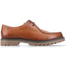 Adult Low Shoes Base London Carbon Leather Moccasins Shoes - Tan