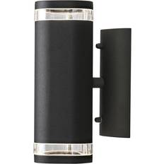 Konstsmide Modena Black Wall Flush Light 8.5cm