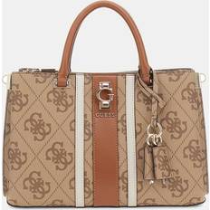 Guess Erenia Taske 2 Hanke Lang Rem Logo - Brun
