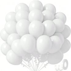 Wedding Latex Balloons Shein 10/20/30/40/50pcs White Balloon18/12/10/5 Inch White