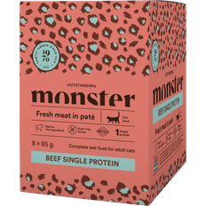 Monster Cat Pouches Adult Beef